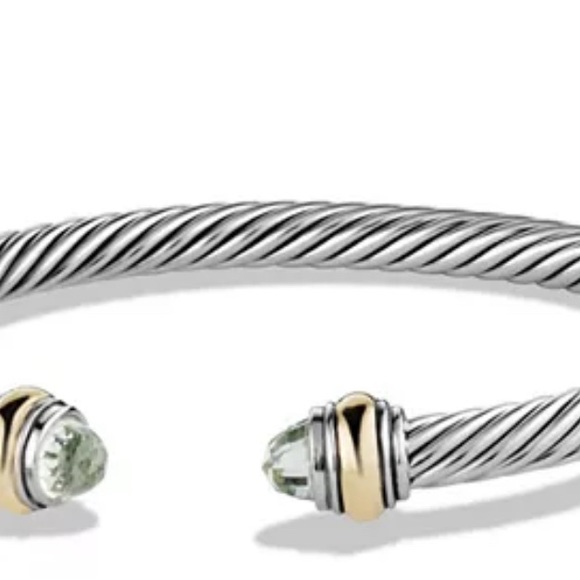 David Yurman Cable Classics Bracelet with Gemstone and Gold - Picture 3 of 4